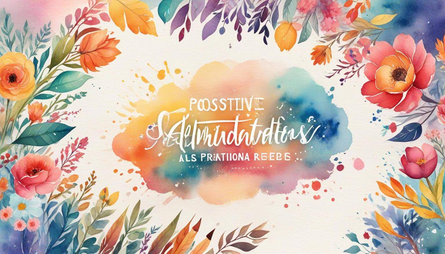 Positive Affirmations as a Tool for Self-Knowledge and Personal Growth
