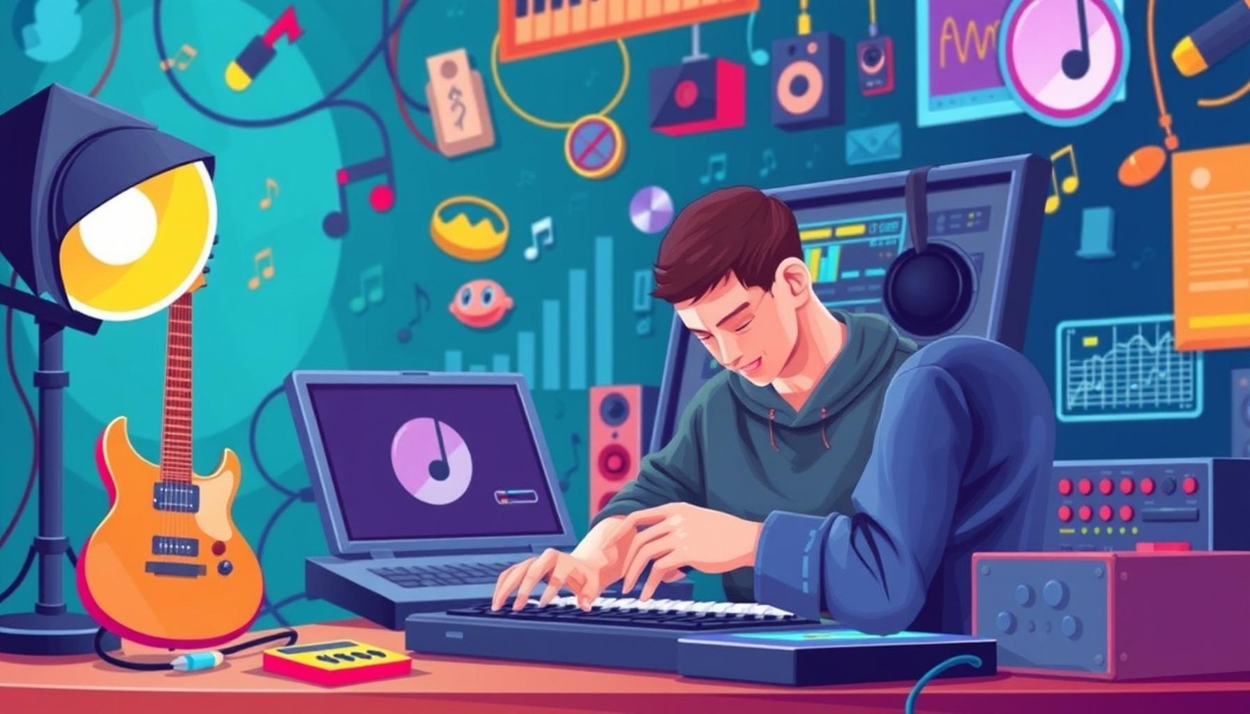 Incorporating Technology in Musical Pursuits: From Digital Instruments to Music Production Software